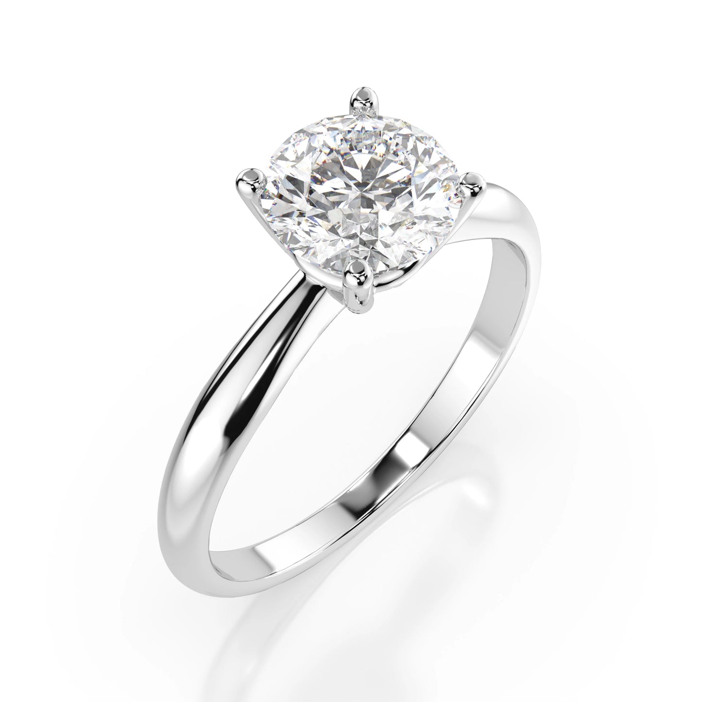 Solitaire Ring (Round), 0.7 ct — 101-10021(5.7)