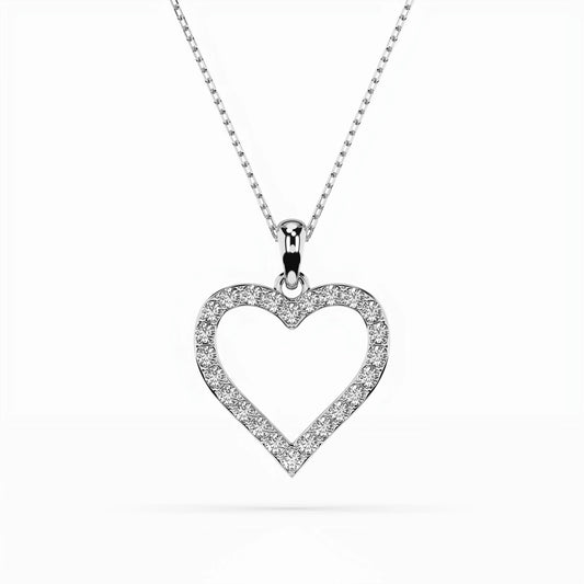 Minimalism Necklace (Round), 0.31 ct — 104-10060