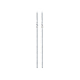 Small Diamond Earrings Round Brilliant 0.37ct by Qutahia Jewellery