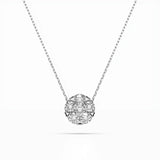Illusion Necklace (Round), 0.15 ct — 104-10033(3.4)