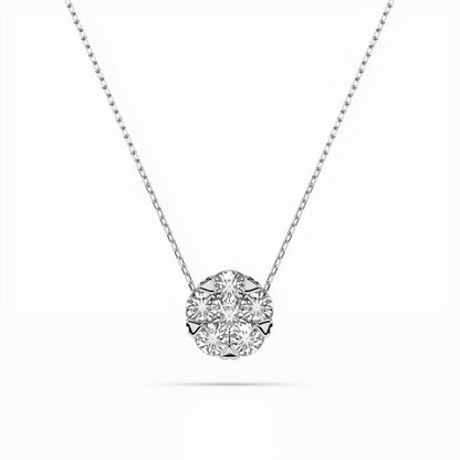 Illusion Necklace (Round), 0.15 ct — 104-10033(3.4)