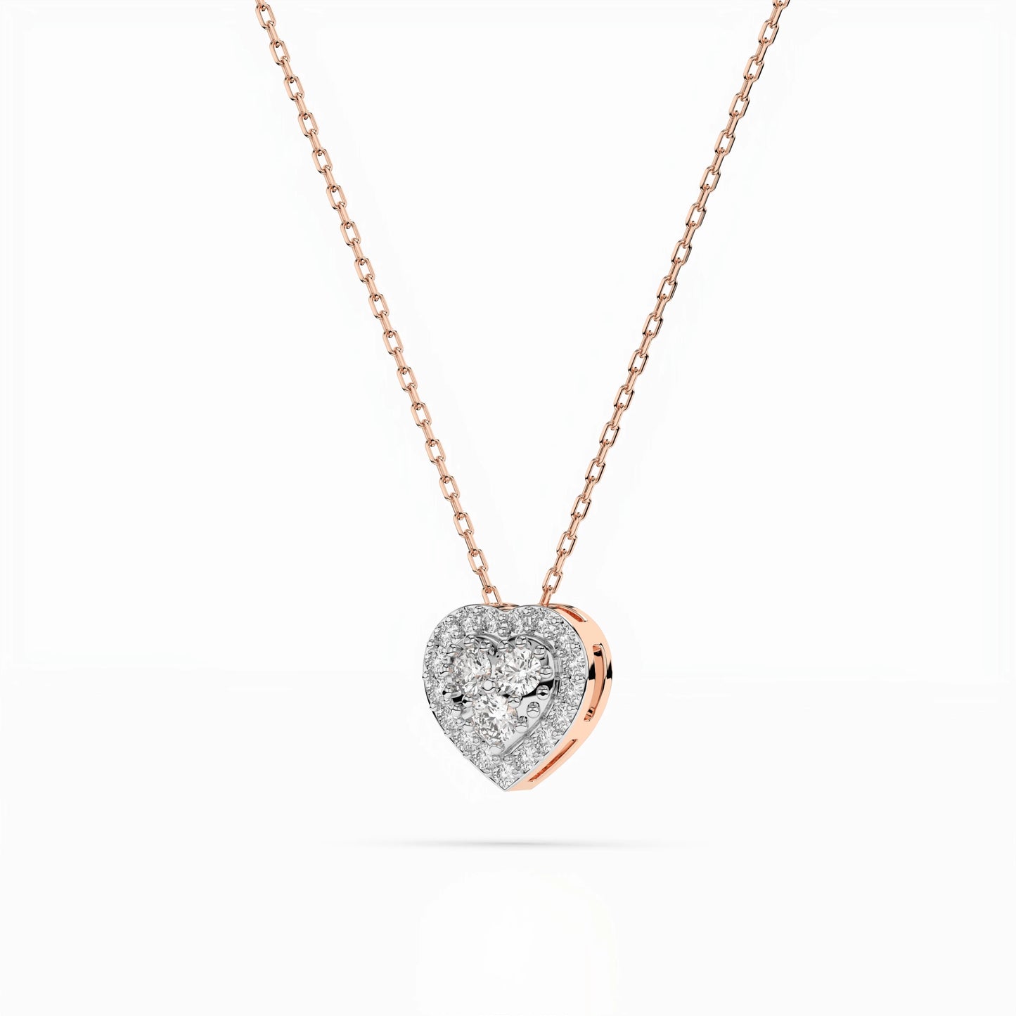 Illusion Necklace (Round), 0.08 ct — 104-10062