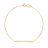 Diamond Bracelet Gold Round 0.1ct by Qutahia Jewellery
