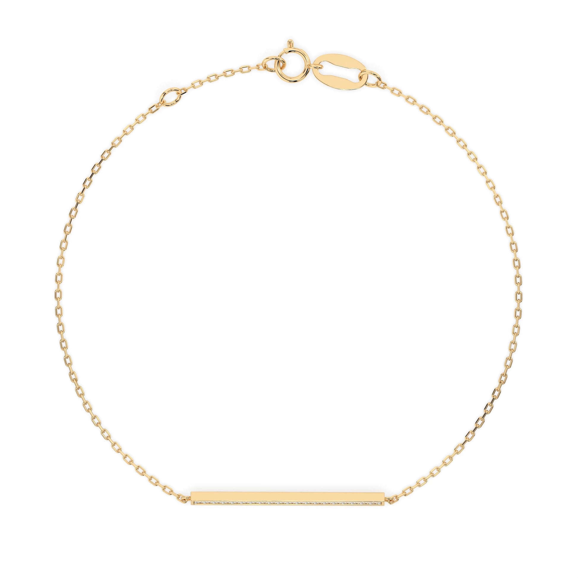 Minimalism Bracelet (Round), 0.1 ct — 105-10017