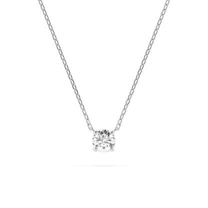Solitaire Necklace (Round), 0.1 ct — 104-10040(3.0)