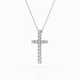Minimalism Necklace (Round), 0.2 ct — 104-10025