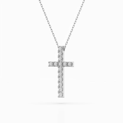 Minimalism Necklace (Round), 0.2 ct — 104-10025