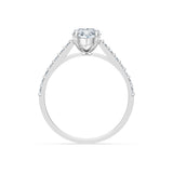 Marquise Lab Grown Diamond Slim Pave Eternity Ring 1.5ct by Qutahia Jewellery