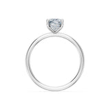 Cushion Lab Grown Diamond Micro Pave Engagement Ring 1.5ct by Qutahia Jewellery