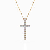 Minimalism Necklace (Round), 0.2 ct — 104-10025
