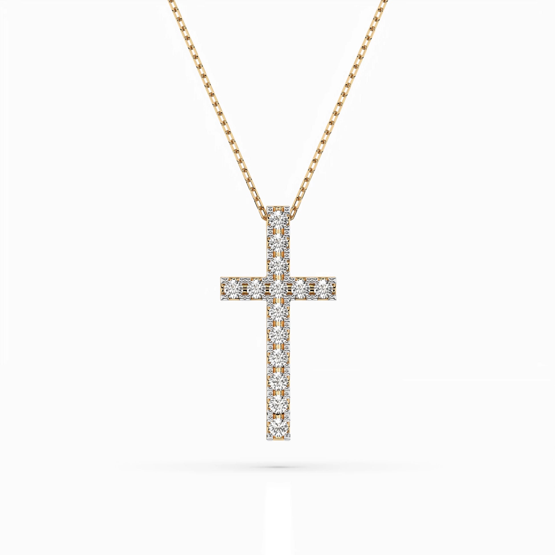 Minimalism Necklace (Round), 0.2 ct — 104-10025