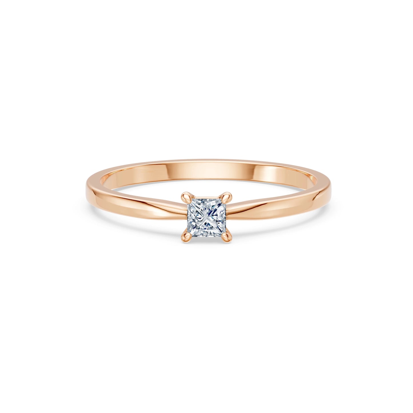 Solitaire Ring, 0.17 ct — 101-10116(3.0)PR