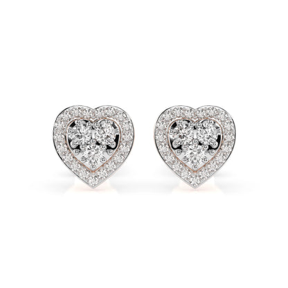 Illusion Earring (Round), 0.17 ct — 102-10096