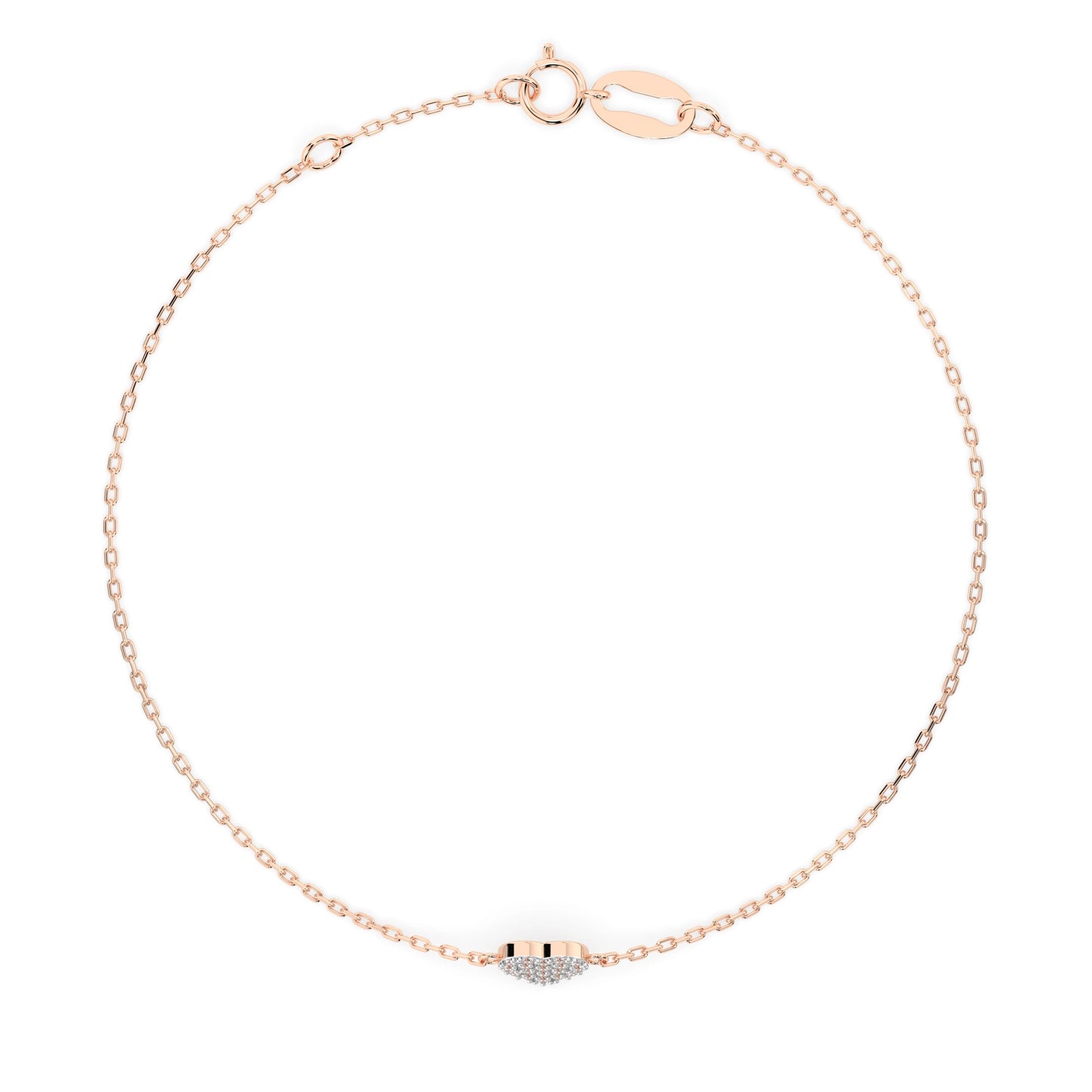 Minimalism Bracelet (Round), 0.09 ct — 105-10012