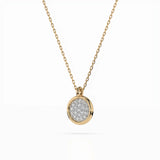 Illusion Necklace (Round), 0.12 ct β 104-10022