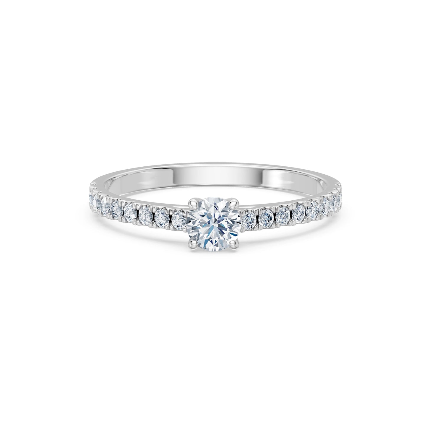 Solitaire Eternity Ring, 0.3 ct — 101-10191(0.30)RN