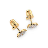 Diamond Eternity Earrings Round 0.3ct by Qutahia Jewellery