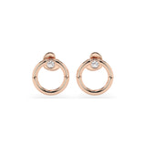 Minimalism Earring (Round), 0.06 ct — 102-10170