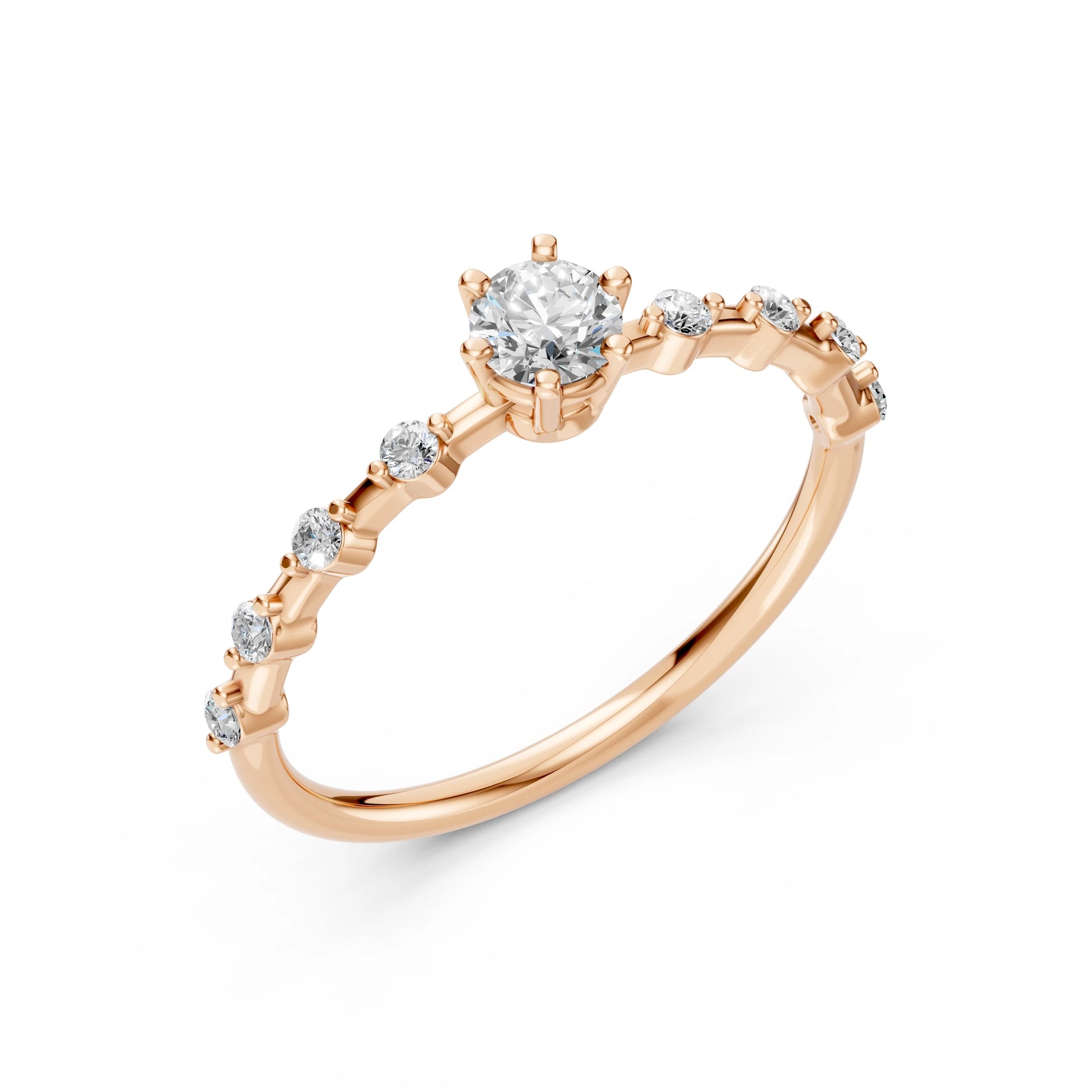 Solitaire Eternity Ring (Round), 0.3 ct — 101-10144(4.2)