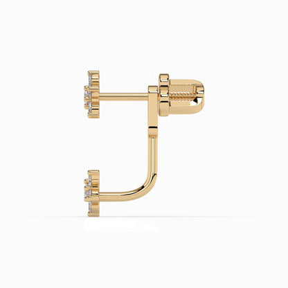 Illusion Earring (Round), 0.25 ct — 102-10195/1