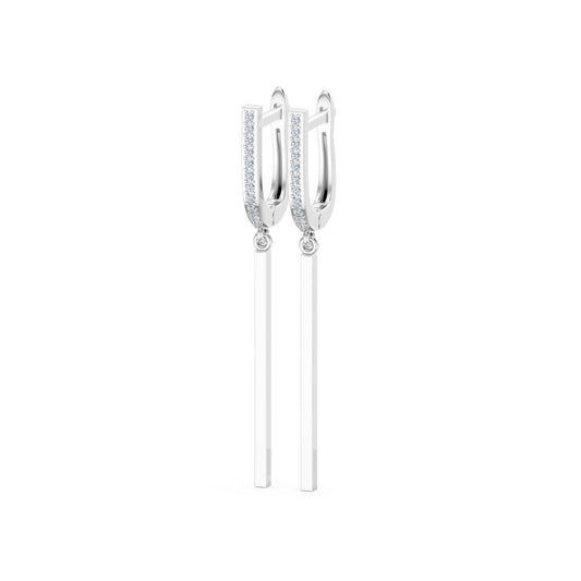 Minimalism Earring, 0.13 ct — 102-10129/3