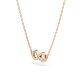 Delicate Diamond Necklace Round 0.05ct by Qutahia Jewellery