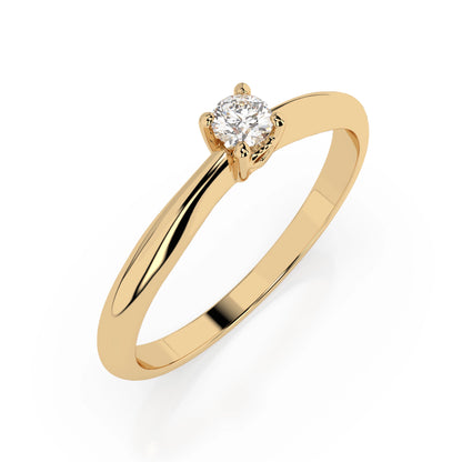 Solitaire Ring (Round), 0.06 ct — 101-10035(2.5)