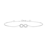 Diamond Bracelet Gold Round 0.05ct by Qutahia Jewellery
