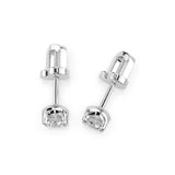 Diamond Stud Earrings Round 0.4ct by Qutahia Jewellery