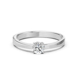 Solitaire Ring (Round), 0.45 ct — 101-10012/1(4.8)