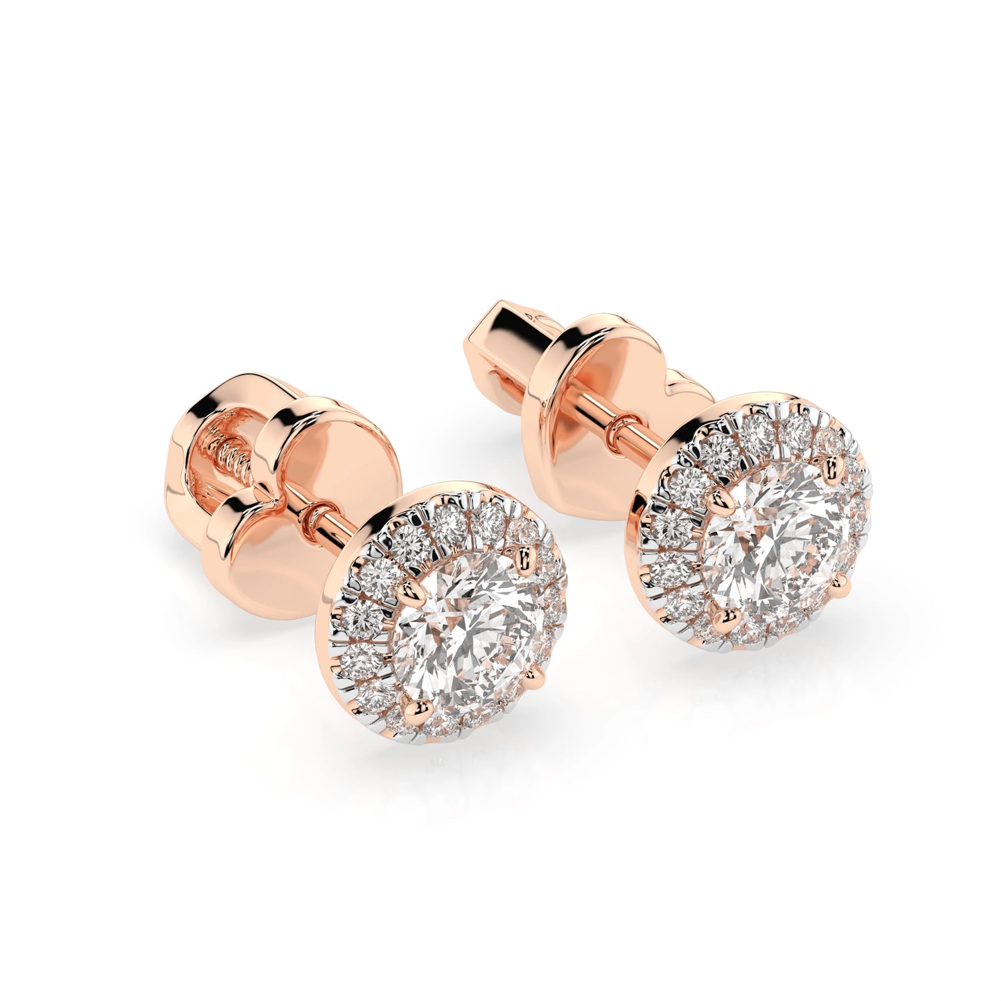 Solitaire Eternity Earring (Round), 0.5 ct — 102-10095(4.0)