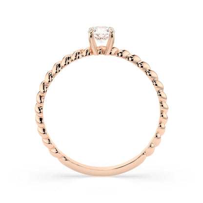 Solitaire Ring (Round), 0.3 ct — 101-10038(4.2)