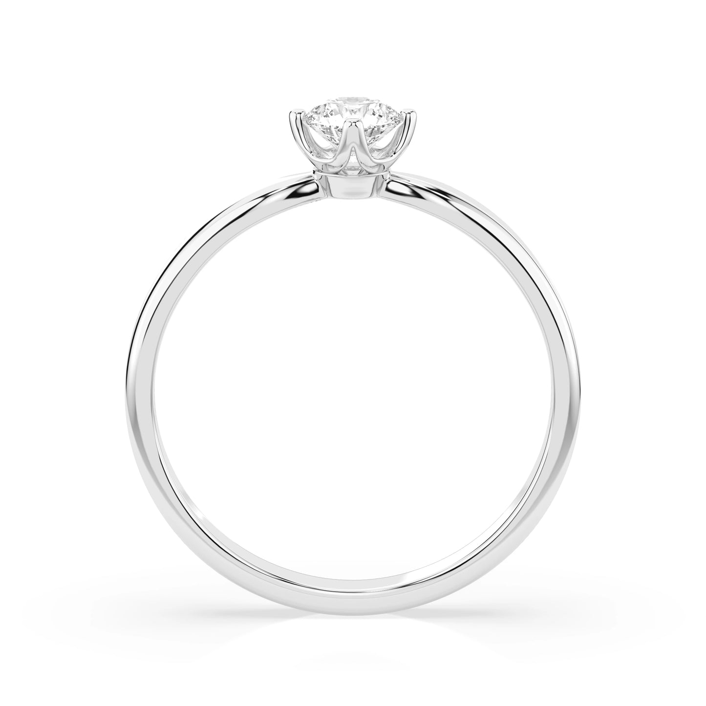 Solitaire Ring (Round), 0.3 ct — 101-10041(4.2)