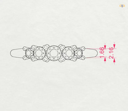 Eternity Ring (Round), 0.15 ct — 101-10128