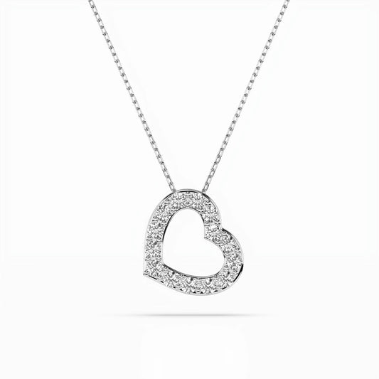Minimalism Necklace (Round), 0.35 ct — 104-10061