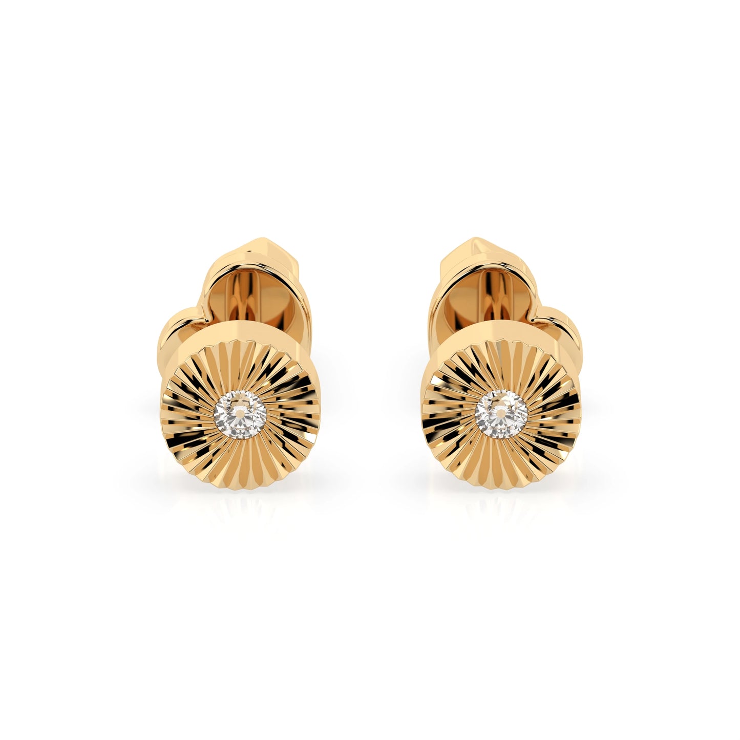 Minimalism Earring (Round), 0.04 ct — 102-10049