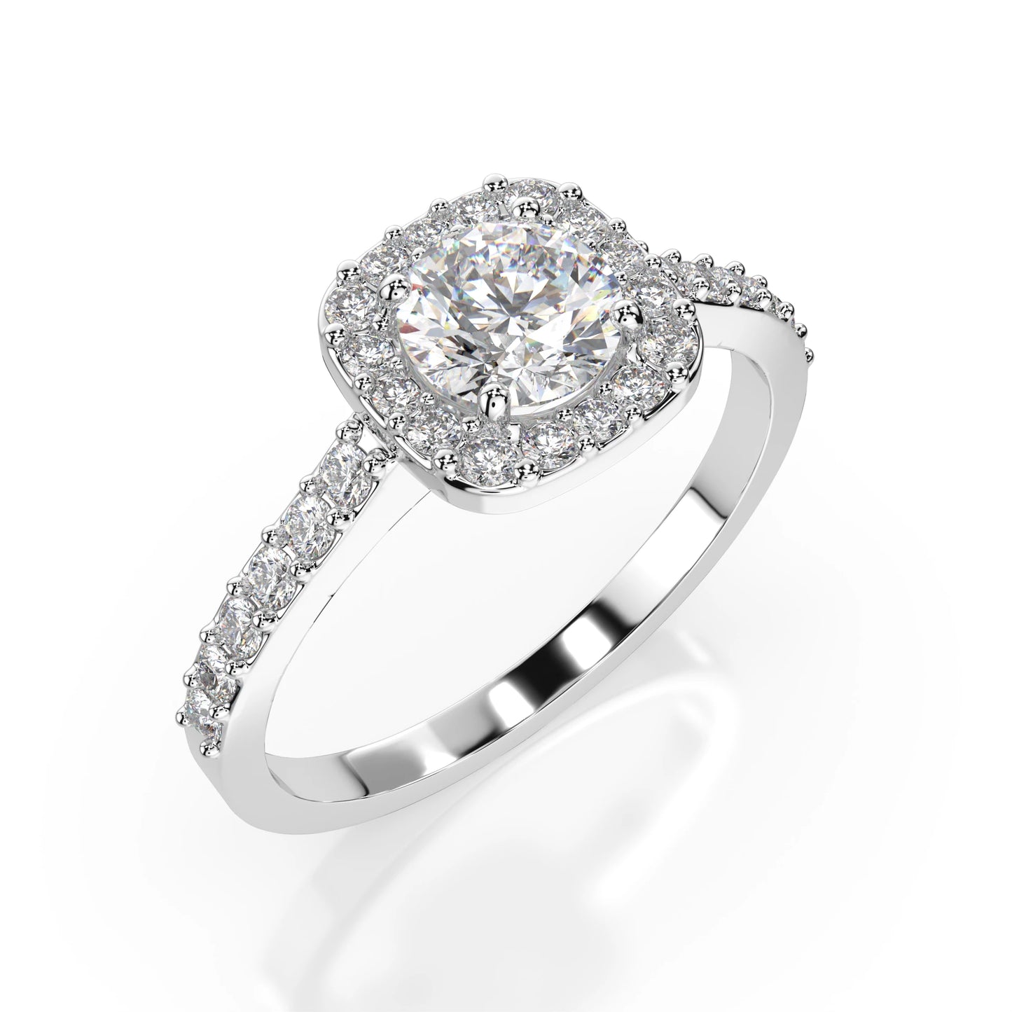 Solitaire Eternity Ring (Round), 0.4 ct — 101-10152(4.7)