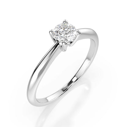 Solitaire Ring (Round), 0.35 ct — 101-10021(4.5)