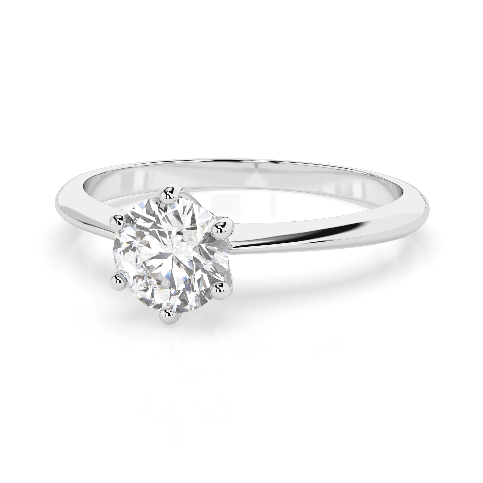 Solitaire Ring (Round), 0.5 ct — 101-10027(5.1)