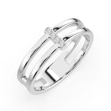 Minimalism Ring (Round), 0.04 ct β 101-10069