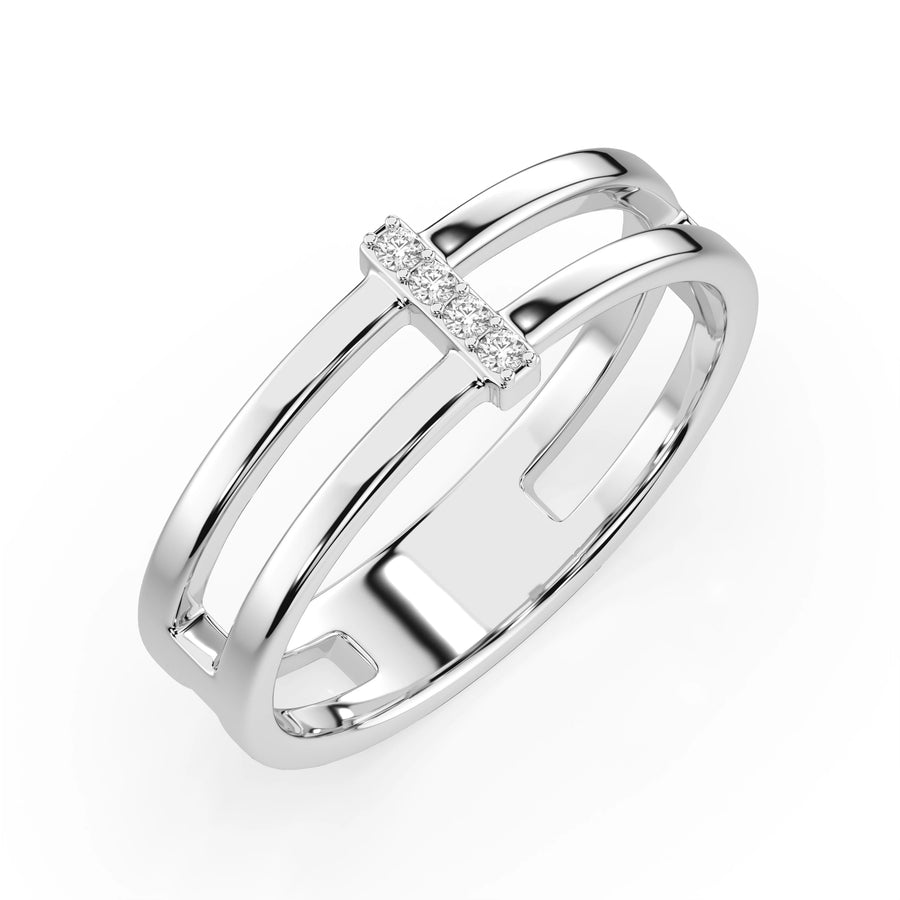 Minimalism Ring (Round), 0.04 ct — 101-10069