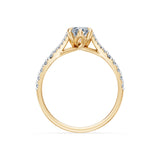 Marquise Lab Grown Diamond Micro Pave Eternity Ring 1.0ct by Qutahia Jewellery