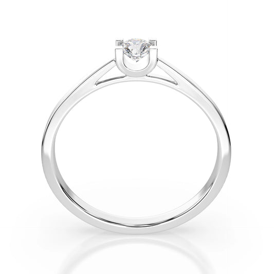 Solitaire Ring (Round), 0.15 ct — 101-10020(3.4)