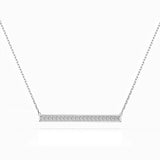 Minimalism Necklace (Round), 0.12 ct β 104-10024