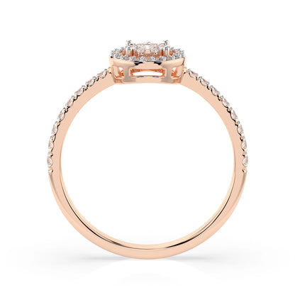 Illusion Ring (Round), 0.06 ct — 101-10018(2.5)