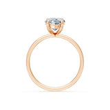 Marquise Lab Grown Diamond Solitaire Engagement Ring 2.0ct by Qutahia Jewellery