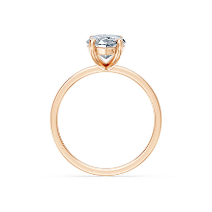Marquise Lab Grown Diamond Solitaire Engagement Ring 2.0ct by Qutahia Jewellery