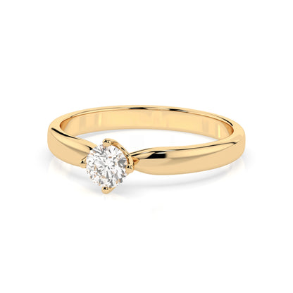 Solitaire Ring (Round), 0.3 ct — 101-10041(4.2)