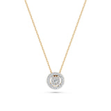 Illusion Necklace (Round), 0.03 ct — 104-10002(2.0)