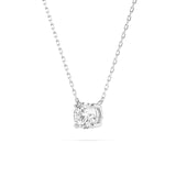 Diamond Pendant Necklace Round 0.25ct by Qutahia Jewellery